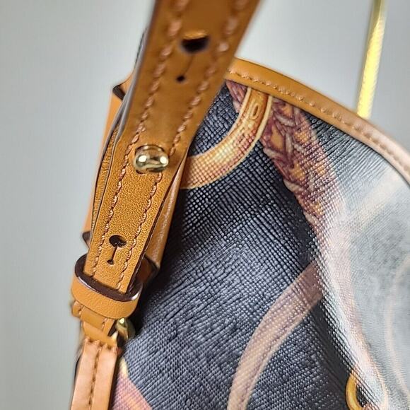 LAUREN by RALPH LAUREN Caldwell Beltin Equestrian Design Convertible Hobo NEW - Picture 10 of 13